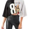 FURST OF A KIND VINTAGE SPLICED JERSEY CROPPED SWEATSHIRT SALE