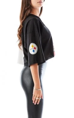 FURST OF A KIND VINTAGE SPLICED JERSEY CROPPED SWEATSHIRT SALE