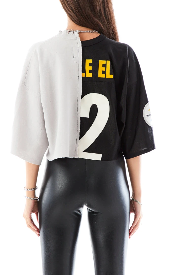 FURST OF A KIND VINTAGE SPLICED JERSEY CROPPED SWEATSHIRT SALE 5 FURST OF A KIND VINTAGE SPLICED JERSEY CROPPED SWEATSHIRT SALE