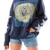 FURST OF A KIND VINTAGE COLLEGE VINTAGE SILVER STAR PATCH SWEATSHIRT