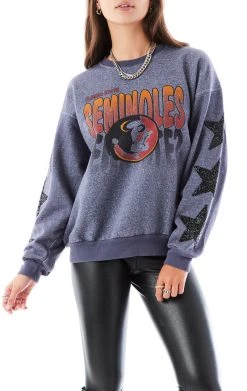 FURST OF A KIND VINTAGE OVERDYE STAR PATCH SWEATSHIRT SALE