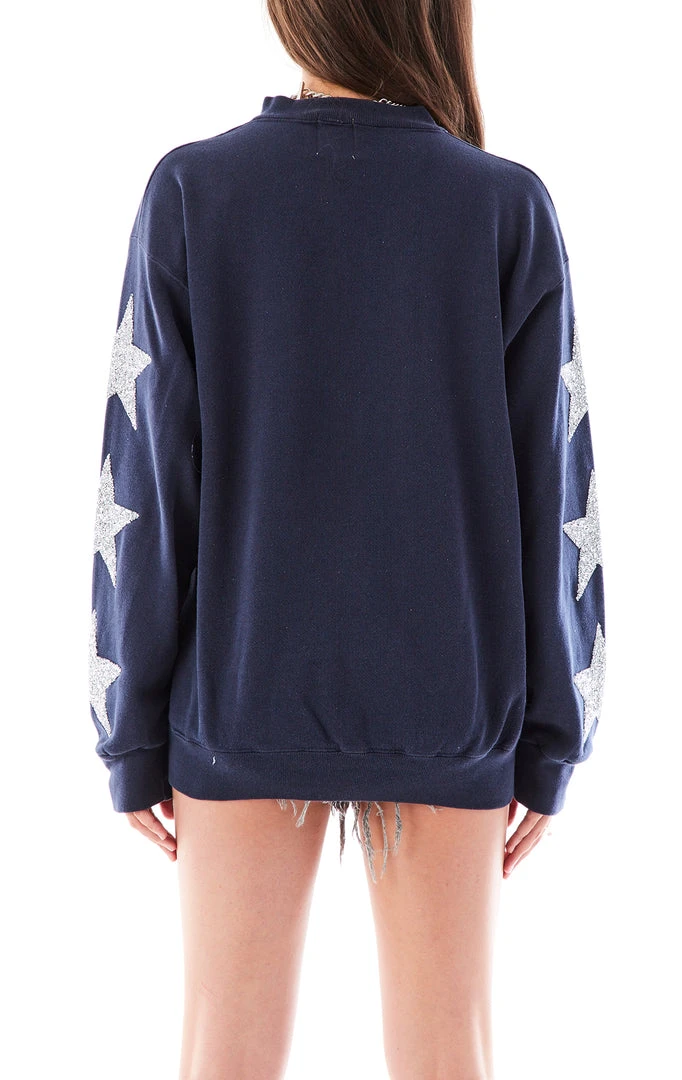 FURST OF A KIND VINTAGE SILVER STAR PATCH SWEATSHIRT 5 FURST OF A KIND VINTAGE SILVER STAR PATCH SWEATSHIRT