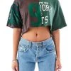 FURST OF A KIND VINTAGE SPLICED CROPPED JERSEY TEE