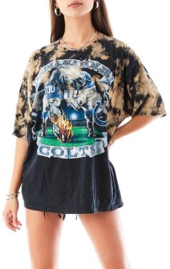 FURST OF A KIND VINTAGE BLEACH SPARKLER SHOULDER TEE SALE