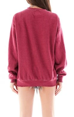 FURST OF A KIND VINTAGE RED OVERDYE SWEATSHIRT SALE