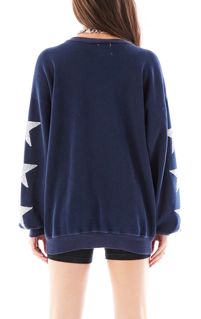 FURST OF A KIND VINTAGE SILVER STAR PATCH SWEATSHIRT VINTAGE NFL 5 FURST OF A KIND VINTAGE SILVER STAR PATCH SWEATSHIRT VINTAGE NFL