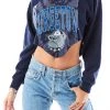 FURST OF A KIND VINTAGE SPLICED BLEACH V CROPPED SWEATSHIRT 2 FURST OF A KIND VINTAGE SPLICED BLEACH V CROPPED SWEATSHIRT