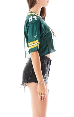 FURST OF A KIND VINTAGE SPLICED CROPPED JERSEY TEE