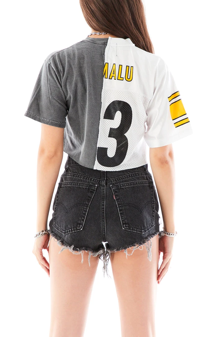 FURST OF A KIND VINTAGE SPLICED CROPPED JERSEY TEE 4 FURST OF A KIND VINTAGE SPLICED CROPPED JERSEY TEE