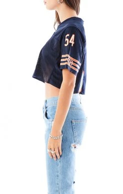 FURST OF A KIND SALE VINTAGE SPLICED CROPPED JERSEY TEE
