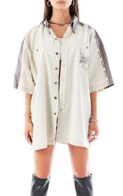 FURST OF A KIND VINTAGE HARLEY SHORT SLEEVE BUTTON DOWN