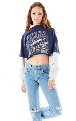 FURST OF A KIND SALE VINTAGE TEE SPLICED HOODIE