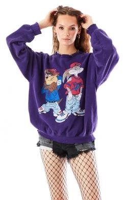 FURST OF A KIND VINTAGE STONEWASHED CARTOON SWEATSHIRT VINTAGE CARTOON