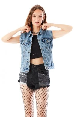 FURST OF A KIND VINTAGE HARLEY DENIM VEST