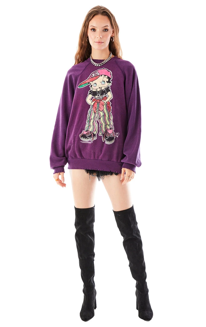 FURST OF A KIND VINTAGE CARTOON VINTAGE STONEWASHED CARTOON SWEATSHIRT 4 FURST OF A KIND VINTAGE CARTOON VINTAGE STONEWASHED CARTOON SWEATSHIRT