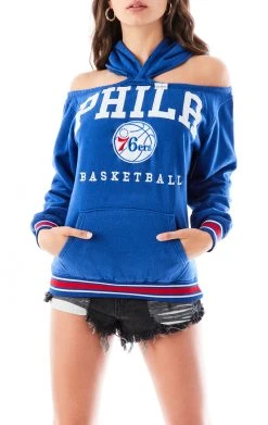 FURST OF A KIND SALE VINTAGE OPEN SHOULDER HOODIE