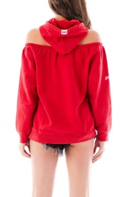 FURST OF A KIND SALE VINTAGE OPEN SHOULDER HOODIE