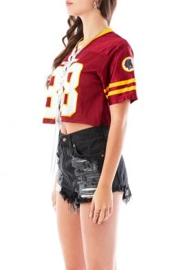 FURST OF A KIND VINTAGE CHAIN LACE UP JERSEY TEE 7 FURST OF A KIND VINTAGE CHAIN LACE UP JERSEY TEE