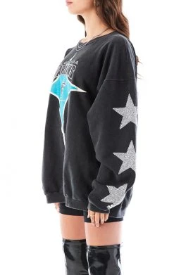 FURST OF A KIND VINTAGE SILVER STAR PATCH SWEATSHIRT