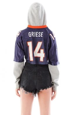 FURST OF A KIND VINTAGE JERSEY SPLICED HOODIE SALE