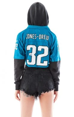 FURST OF A KIND VINTAGE JERSEY SPLICED HOODIE