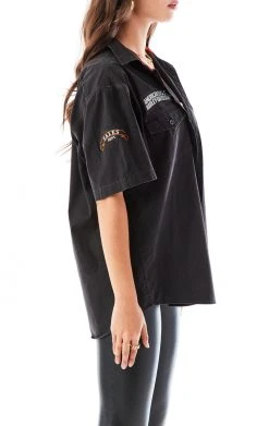 FURST OF A KIND VINTAGE HARLEY SHORT SLEEVE BUTTON DOWN