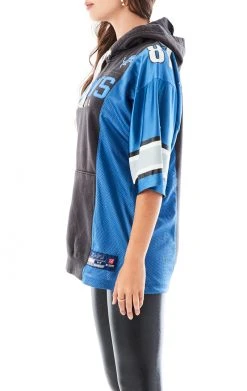 FURST OF A KIND VINTAGE VERTICAL SPLICED JERSEY HOODIE