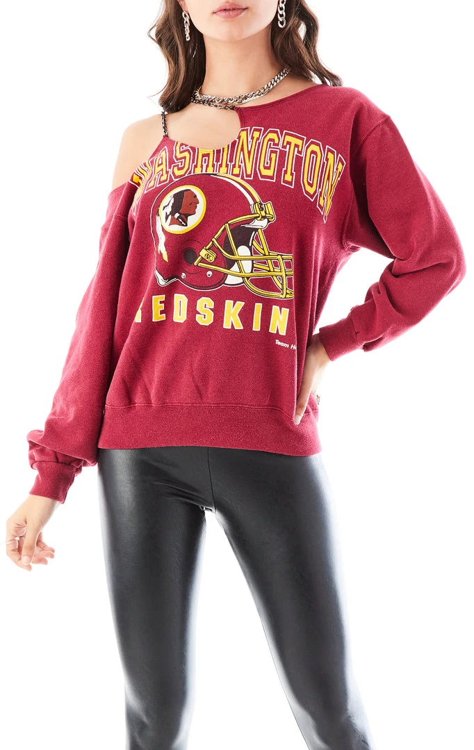 FURST OF A KIND VINTAGE ONE SHOULDER DOUBLE CHAIN SWEATSHIRT 3 FURST OF A KIND VINTAGE ONE SHOULDER DOUBLE CHAIN SWEATSHIRT