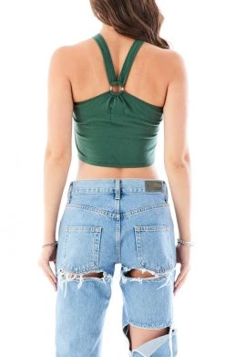 FURST OF A KIND SALE VINTAGE CRISS CROSS O-RING TANK TOP