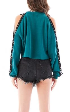 FURST OF A KIND VINTAGE CROPPED CUT OUT U-RING SWEATSHIRT SALE