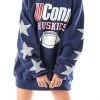 FURST OF A KIND VINTAGE COLLEGE VINTAGE SILVER STAR PATCH SWEATSHIRT