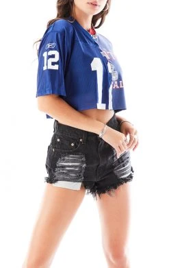 FURST OF A KIND SALE VINTAGE SPLICED CROPPED JERSEY TEE 8 FURST OF A KIND SALE VINTAGE SPLICED CROPPED JERSEY TEE