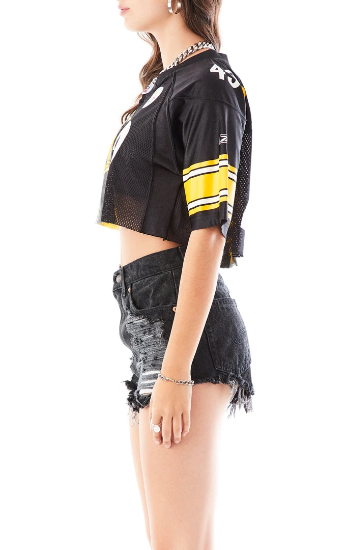 FURST OF A KIND VINTAGE SPLICED CROPPED JERSEY TEE 5 FURST OF A KIND VINTAGE SPLICED CROPPED JERSEY TEE