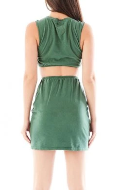 FURST OF A KIND VINTAGE CUT OUT O-RING DRESS