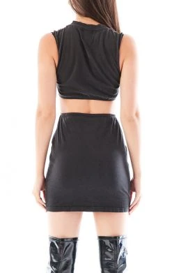 FURST OF A KIND VINTAGE CUT OUT O-RING DRESS