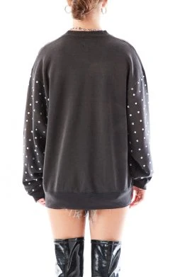 FURST OF A KIND VINTAGE NFL VINTAGE ALLOVER RHINESTONE SWEATSHIRT