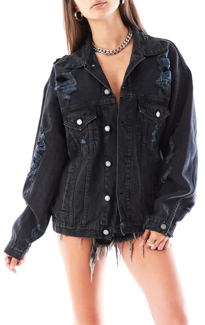 FURST OF A KIND VINTAGE GRAPHIC BACK INSERT DENIM JACKET SALE 4 FURST OF A KIND VINTAGE GRAPHIC BACK INSERT DENIM JACKET SALE