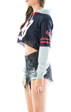 FURST OF A KIND VINTAGE JERSEY SPLICED HOODIE