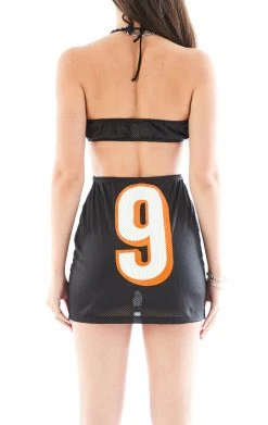 FURST OF A KIND VINTAGE CUT OUT JERSEY HALTER DRESS VINTAGE DRESSES