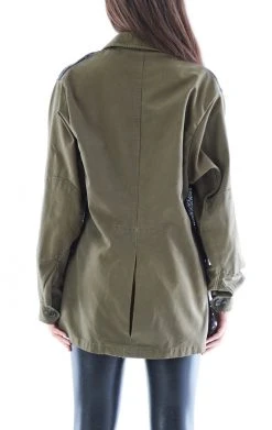 FURST OF A KIND VINTAGE ARMY JACKET WITH SEQUIN INSERT SALE