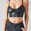 COMMANDO FAUX LEATHER BRALETTE 2 COMMANDO FAUX LEATHER BRALETTE