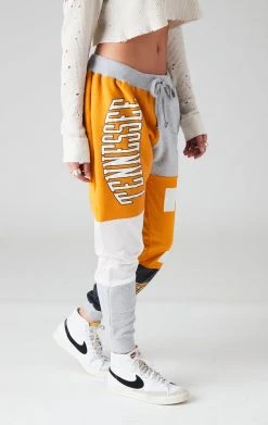 FURST OF A KIND VINTAGE SPLICED PATCHWORK SWEATPANTS VINTAGE COLLEGE
