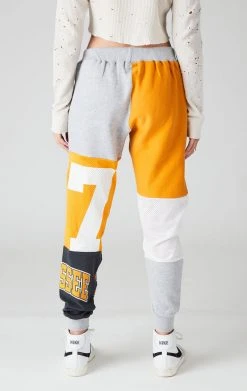 FURST OF A KIND VINTAGE SPLICED PATCHWORK SWEATPANTS VINTAGE COLLEGE