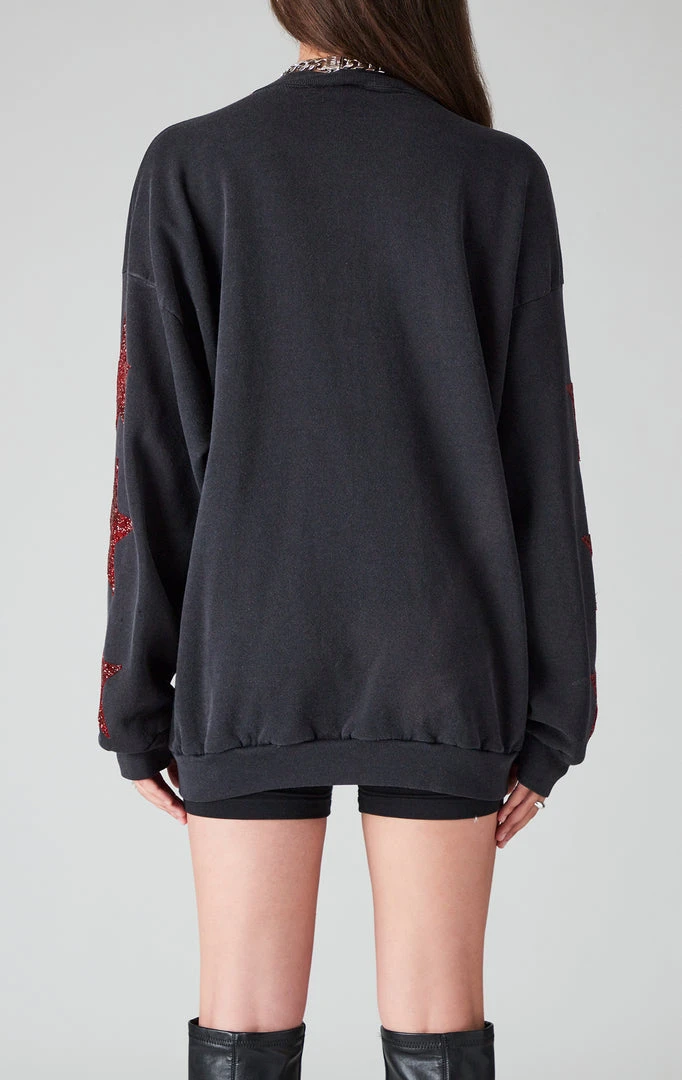 FURST OF A KIND VINTAGE RED STAR PATCH SWEATSHIRT 4 FURST OF A KIND VINTAGE RED STAR PATCH SWEATSHIRT