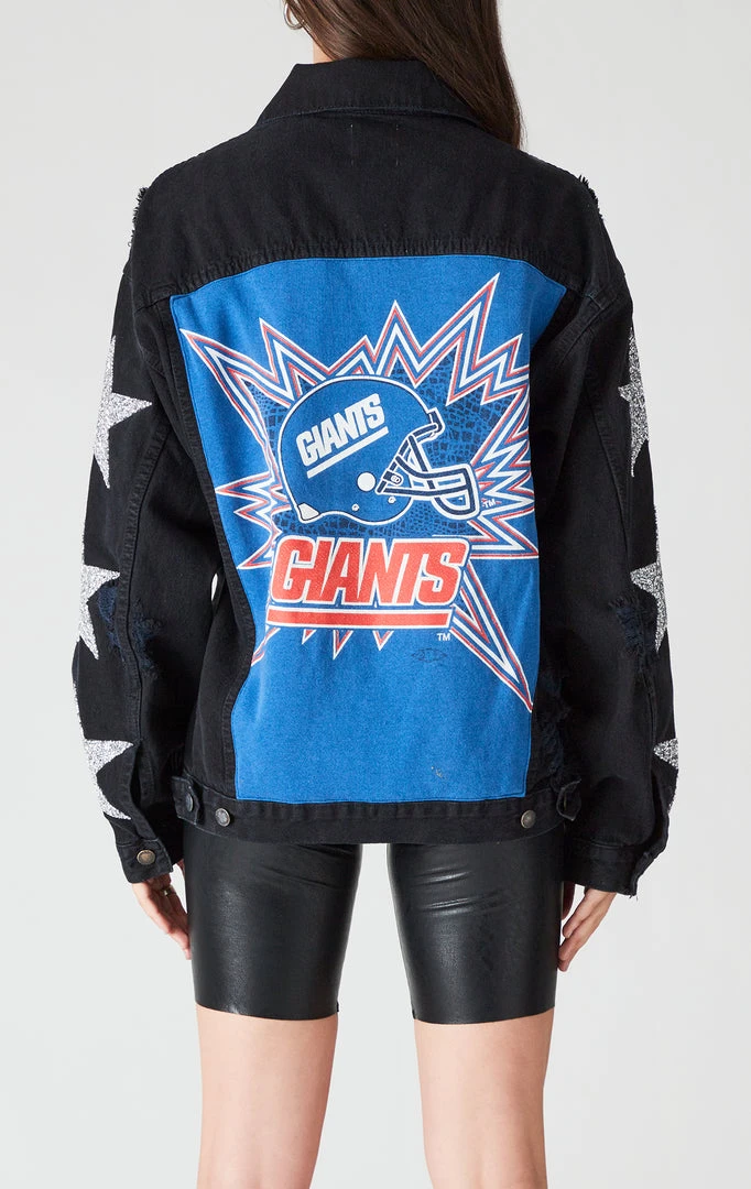 FURST OF A KIND VINTAGE DENIM JACKETS VINTAGE GRAPHIC BACK INSERT STAR PATCH DENIM JACKET 3 FURST OF A KIND VINTAGE DENIM JACKETS VINTAGE GRAPHIC BACK INSERT STAR PATCH DENIM JACKET