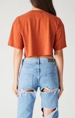 FURST OF A KIND VINTAGE CHAIN LACE UP TEE