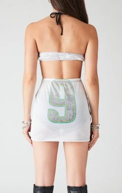 FURST OF A KIND VINTAGE CUT OUT JERSEY HALTER DRESS VINTAGE DRESSES