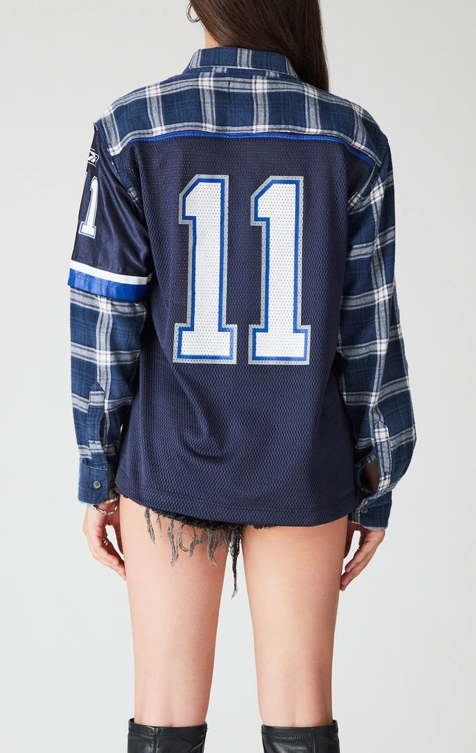 FURST OF A KIND SALE VINTAGE JERSEY SLEEVE AND BACK INSERT PLAID SHIRT 3 FURST OF A KIND SALE VINTAGE JERSEY SLEEVE AND BACK INSERT PLAID SHIRT