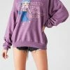 FURST OF A KIND VINTAGE PURPLE OVERDYE SWEATSHIRT