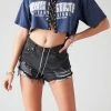 FURST OF A KIND VINTAGE CHAIN LACE UP TEE